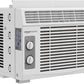 Basics 5000-BTU Small Window Air Conditioner, Up to 150 Sqf, Window AC Units with Cool and Fan Functions, Washable Filter, Adjustable Window Kit, Intuitive Mechanical Controls, White