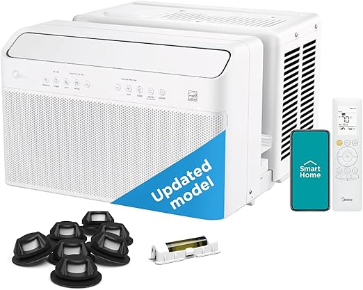 Midea MAW08V1QWT U-Shaped AC Window Air Conditioner
