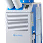 Global Industrial Commercial Industrial Portable Air Conditioner, 1.5 Ton with Cold Air Nozzles 16800 BTU, 115V, Cooling for up to 440 Sq. Ft., R-32