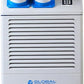 Global Industrial Commercial Industrial Portable Air Conditioner, 1.5 Ton with Cold Air Nozzles 16800 BTU, 115V, Cooling for up to 440 Sq. Ft., R-32