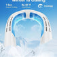 TORRAS COOLIFY 2S Neck Air Conditioner, Portable Personal Cooler and Heater Strong Wind, 3-Speed, App Control Neck Fan Rechargeable, Storm White