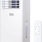 BLACK+DECKER Portable Air Conditioner, 8,500 BTU (5,100 BTU SACC) for Rooms Up To 350 Sq. Ft., Portable AC with Full Function Remote Control & Window Kit, BPACT05SM, White