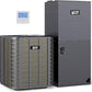 COSTWAY 5 Ton Ducted Central Air Conditioner Heat Pump System, 60000 BTU Inverter Split AC with Multi-Position Air Handler Unit, 208/230V, 17 SEER2, Work in 5℉-125℉ (60000BTU, 208-230V, 17 SEER2)